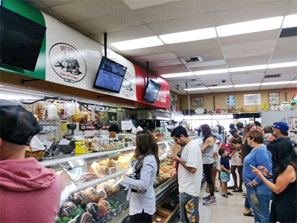 bay cities deli counter crowd