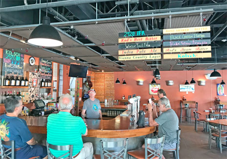 inside second street brewery