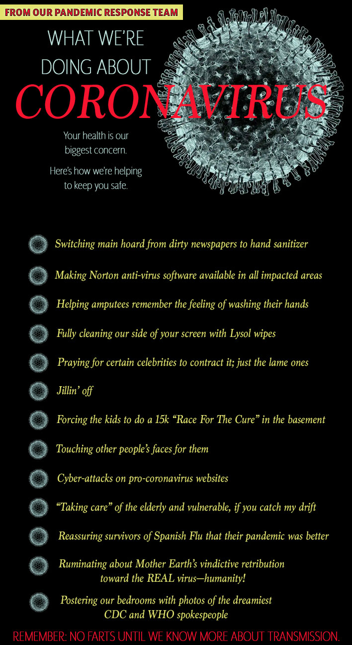 What We're Doing About Coronavirus
