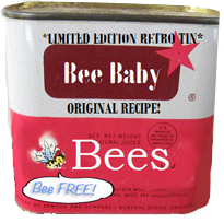 Bee Baby Canned Bees - Retro Tin