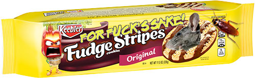 Keebler For Fuck's Sake! Fudge Stripes