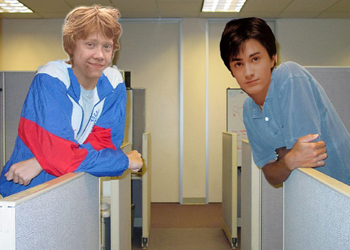 Rupert Grint & Daniel Radcliffe