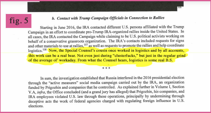 Curiosities From The Mueller Report Fig. 5