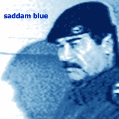 saddam hussein - saddam blue